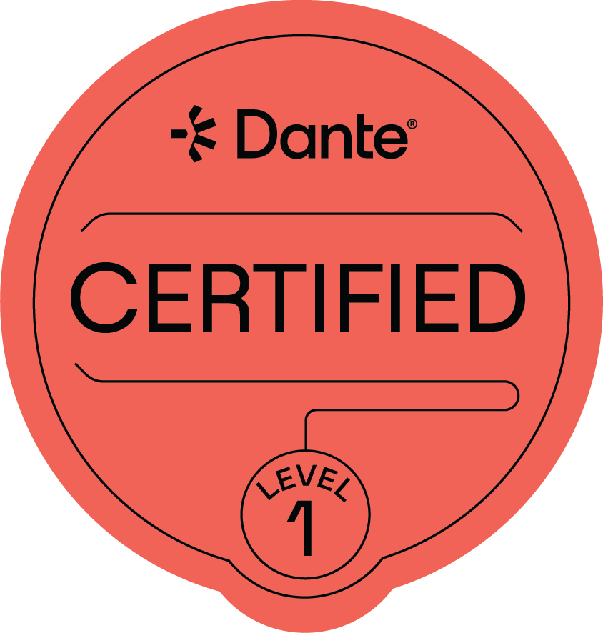 Dante Level 1 Certified