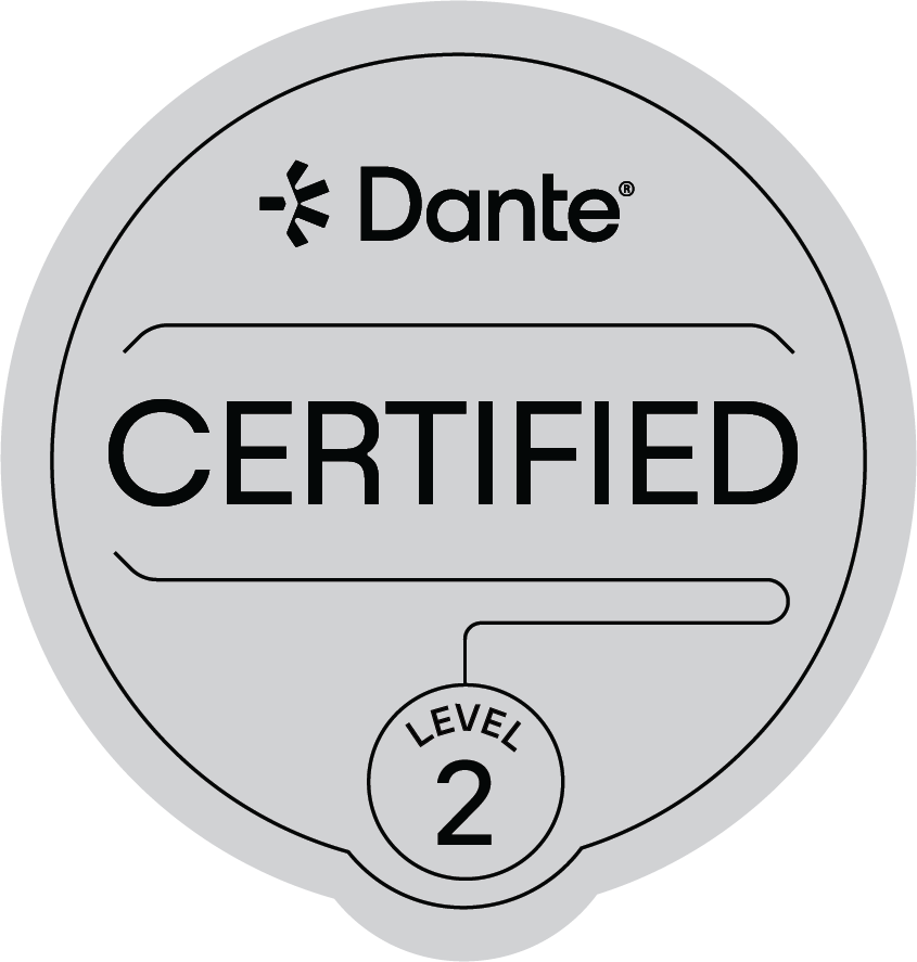 Dante Level 2 Certified